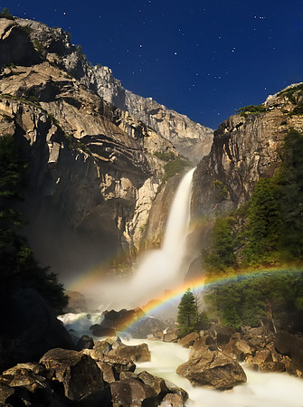 Yosemite Falls Moonbow